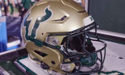 University of South Florida Bulls football helmet