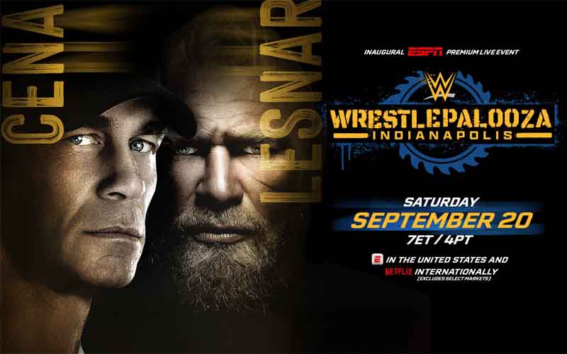 WWE Wrestlepalooza promo featuring John Cena and Brock Lesnar