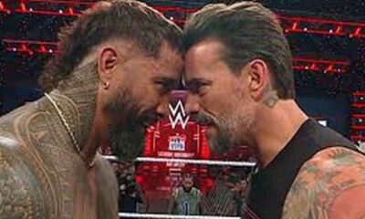 CM Punk and Jey Uso butting heads