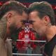 CM Punk and Jey Uso butting heads