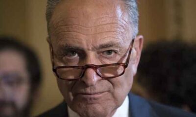 a close up of Senator Schumer
