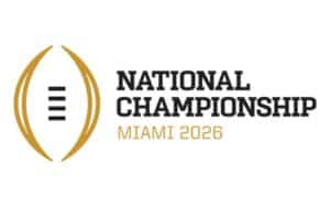 a logo for National Championship Miami 2026