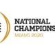 a logo for National Championship Miami 2026