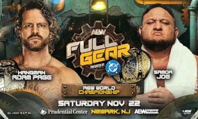 2025 AEW Full Gear promo featuring Adam Page vs Samoa Joe