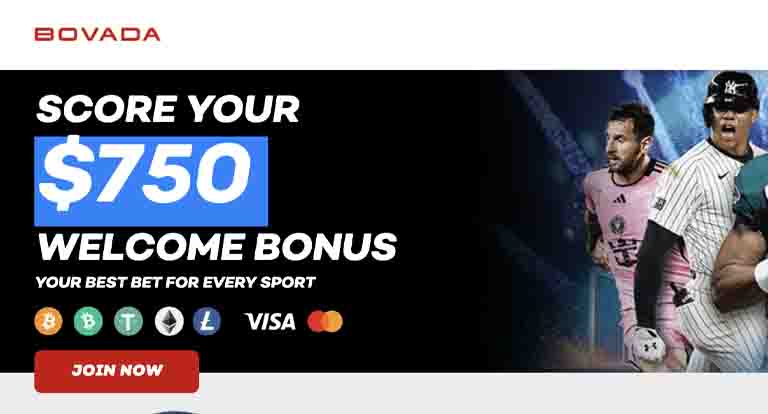 Bovada $750 offer