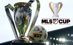2025 MLS Cup logo and trophy