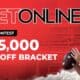 a promo for BetOnline's CFP betting contest