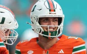 Carson Beck of the Miami Hurricanes