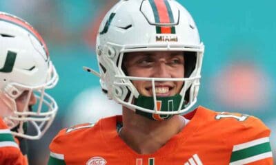 Carson Beck of the Miami Hurricanes