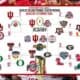 a CFP bracket in front of celebrating Indiana Hoosier fans