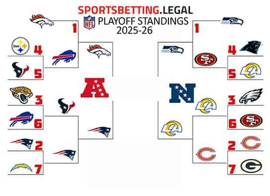 NFL Playoff Bracket for the Conference Championships