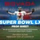 a promo for Bovada's Super Bowl 60 betting contest