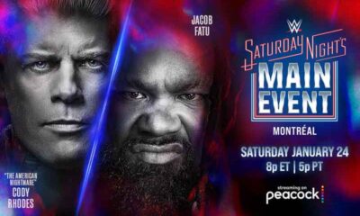 a promo for WWE Saturday Night's Main Event featuring Cody Rhodes and Jacob Fatu