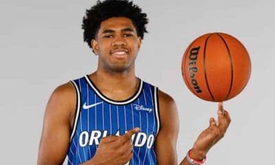 Jase Richardson before the Slam Dunk contest