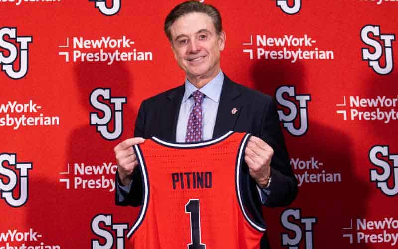Rick Pitino head coach of St. Johns