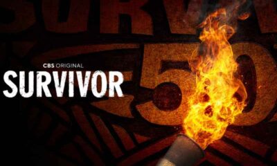 a promo for Survivor Season 50 featuring a torch