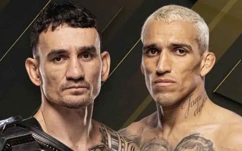 Max Holloway and Charles Oliveira