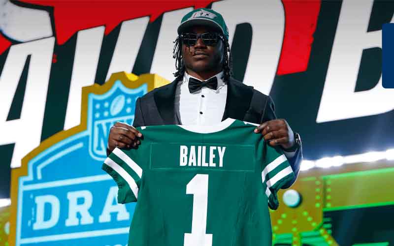 David Bailey getting drafted by the New York Jets
