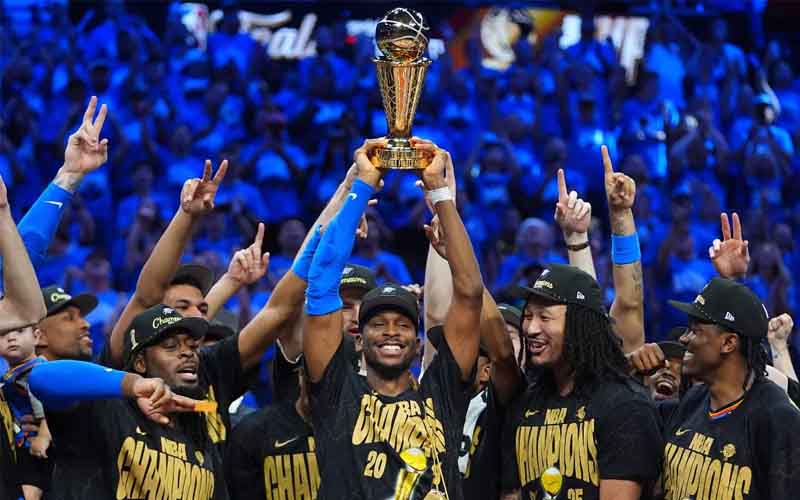 the Thunder winning the 2026 NBA Finals