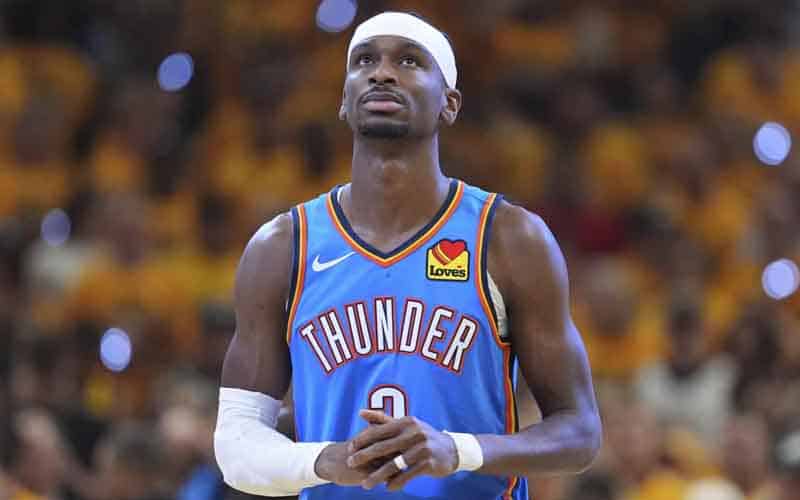 Shai Gilgeous-Alexander of the Oklahoma City Thunder