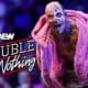 Darby Allin next to an AEW Double or Nothing logo