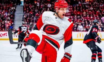 CArolina Hurricanes on ice