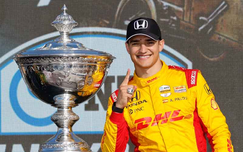 Alex Palou winning the 2024 Indy 500