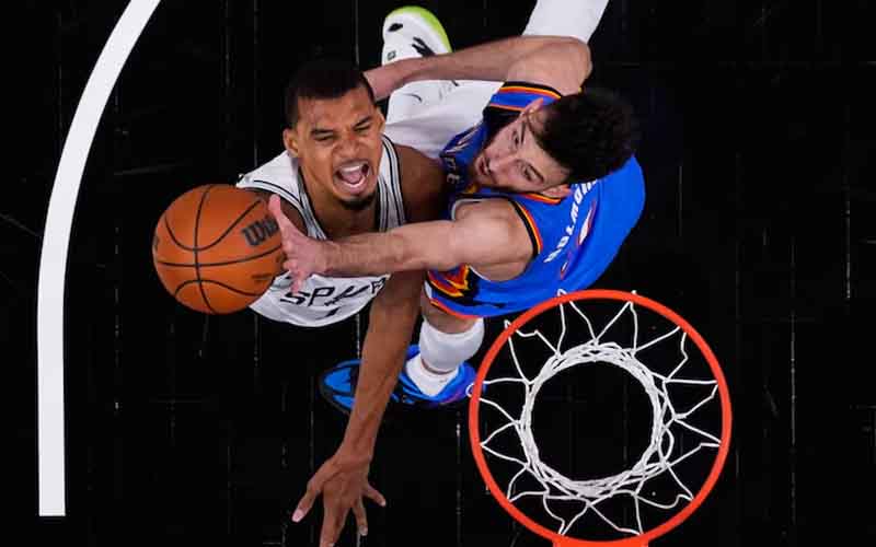 Spurs dunk on the Thunder in game 5