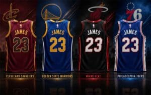 Potential LeBron James jerseys for the 2026-27 season