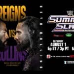 A 2026 SummerSlam promo featuring Reigns vs. Rollins