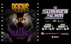 A 2026 SummerSlam promo featuring Reigns vs. Rollins