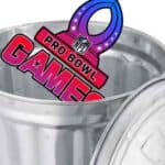 Pro Bowl being thrown in the trash