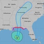 Hurricane Isaias storm path