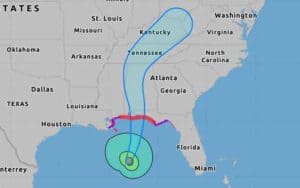 Hurricane Isaias storm path