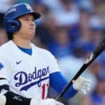 Shohei Ohtani after an at bat